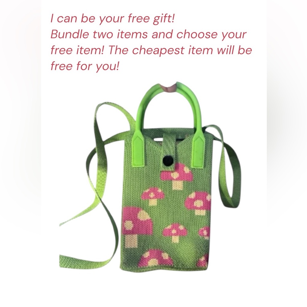 Green Mushroom Shoulder Bag